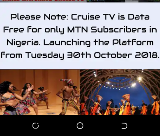 Cruise TV Without Data On MTN