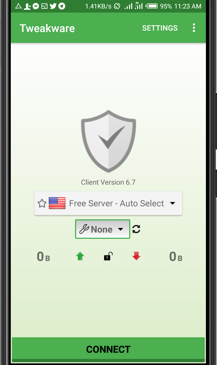 Mtn 0.0k Free Browsing on Tweakware VPN 