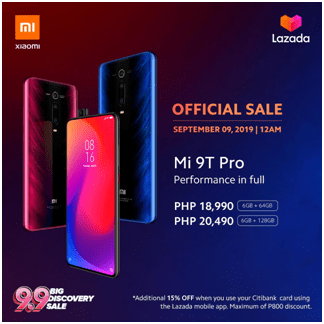 Xiaomi MI 9T PRO official sale