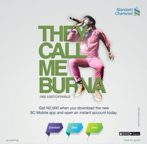 burna boy on stanchart