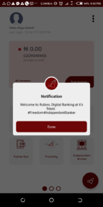 Rubies Account completed