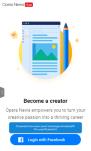 Opera News hud