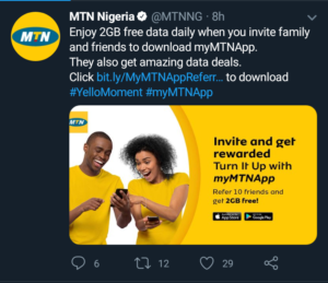 Mtn Free 2GB
