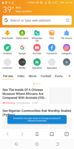 Phoenix Browser whatsapp status saver