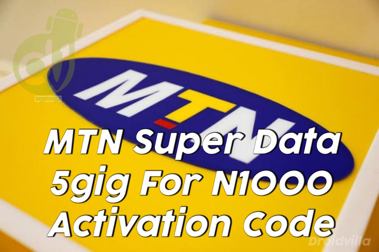 mtn 5gb for N1000