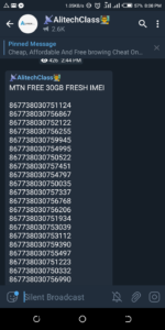 mtn free data 30gb imei