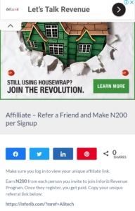 Revenue Program Referral program