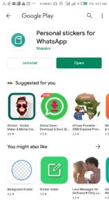 personal sticker for WhatsApp Stickers
