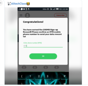 Gidimo app free 200mb data