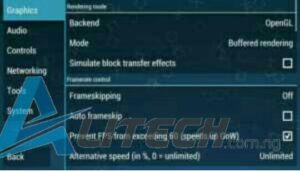 Ppsspp settings 