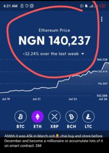 Recent price of ethereum rapido run