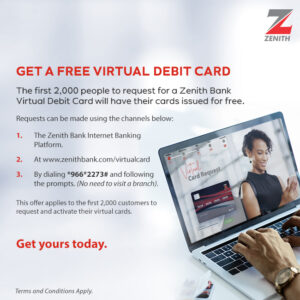 Zenith bank free atm card zenith virtual atm card