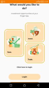 Log-in to ziing app