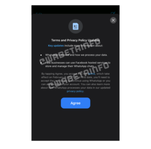 New Whatsapp Terms Of Service 2021