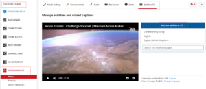 Add subtitles to videos