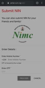 How To Link Airtel Sim With NIN Using Internet 2021