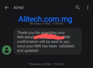 How To Confrim If NIN Is Successfully Linked To Sim