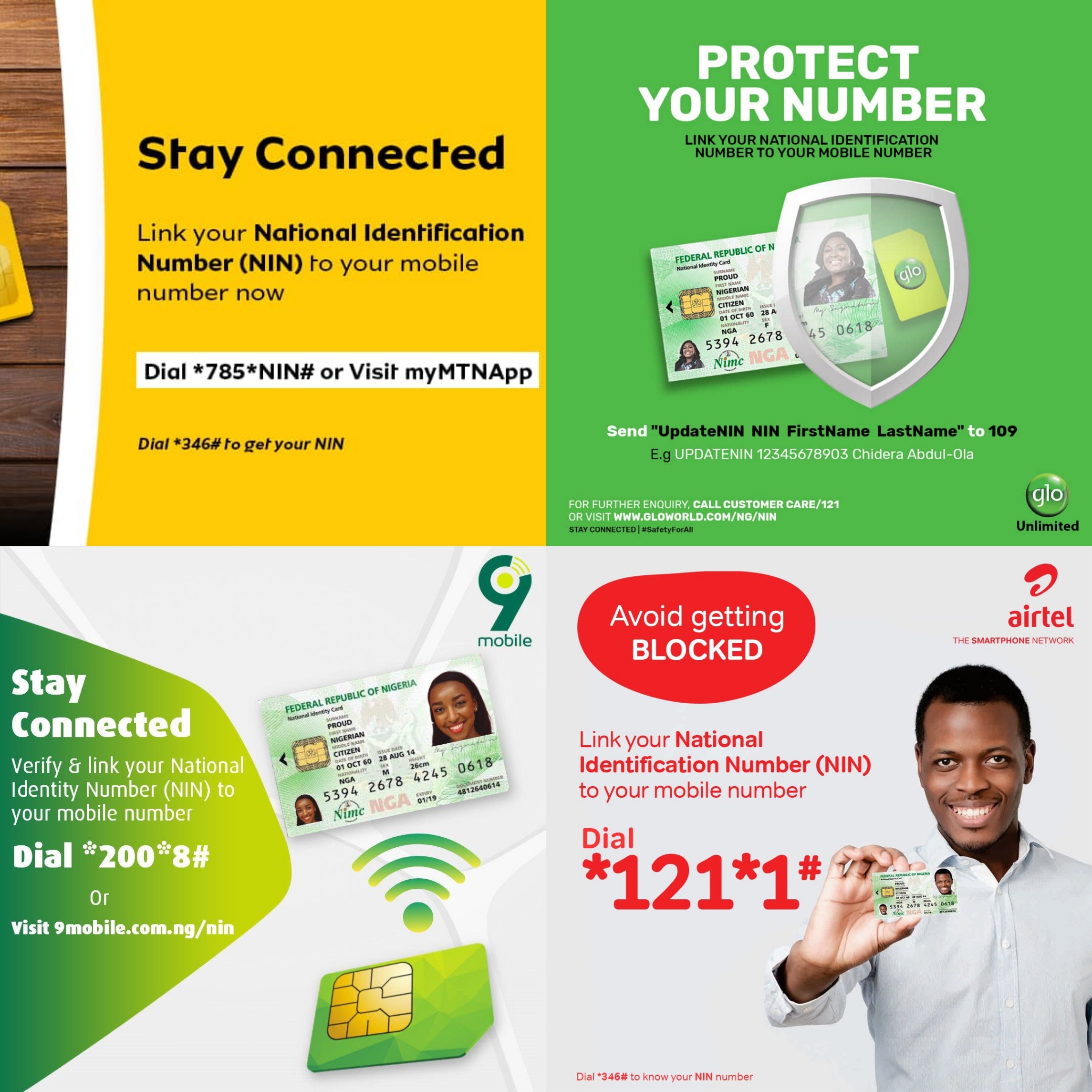 link with your sim on all network 
