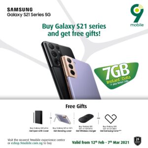 9mobile 7GB Free Data +1Year Bonus Data