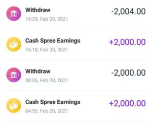 How to earn free N2000 on palmpay