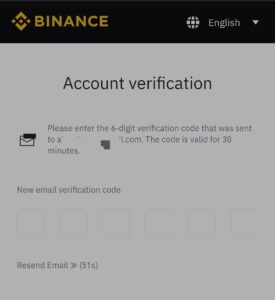 how to create binance account