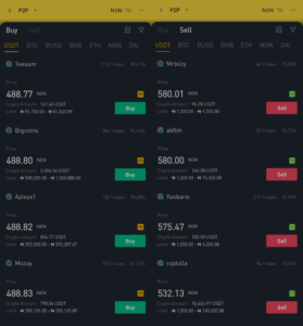 How to trade bitcoin on binance i nigeria using p2p