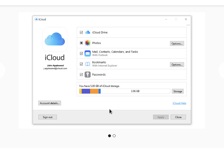 iCloud passwords chrome extension