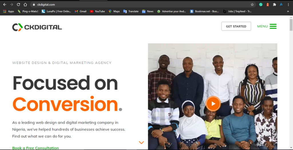 Ckdigital digital marketing agency in Nigeria