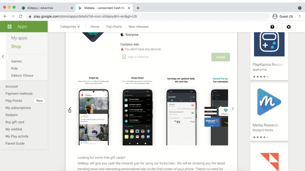 slidejoy app