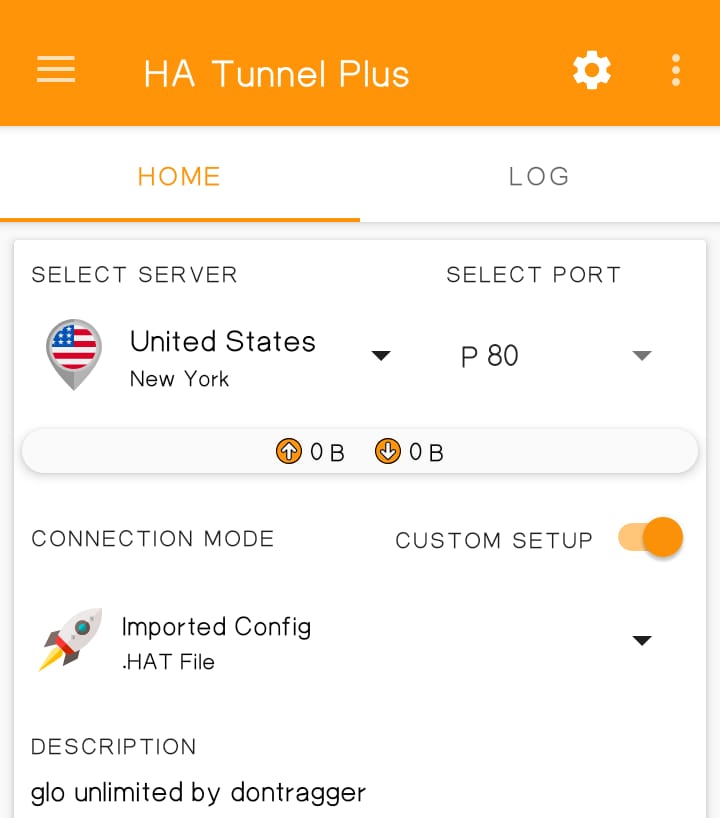 glo unlimited on hatunnel plus vpn
