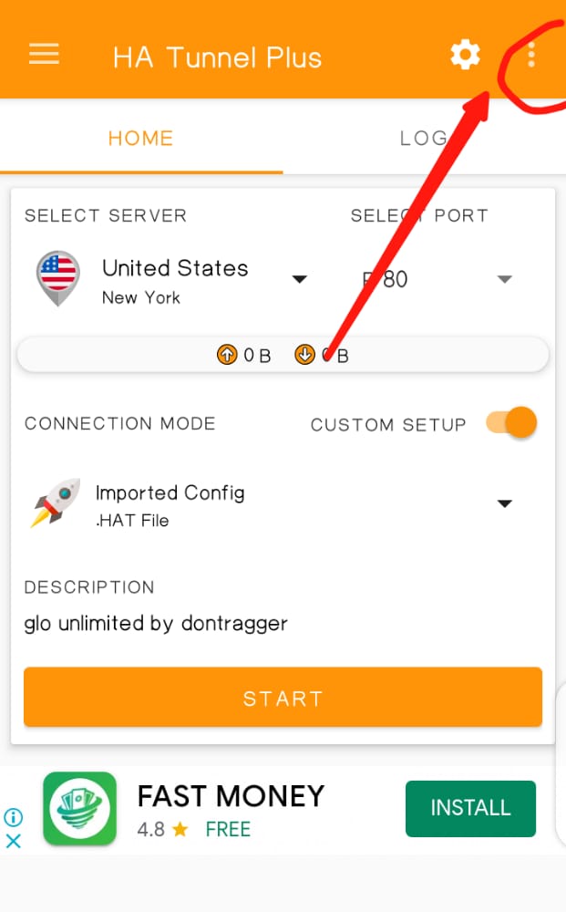 glo unlimited on hatunnel plus vpn