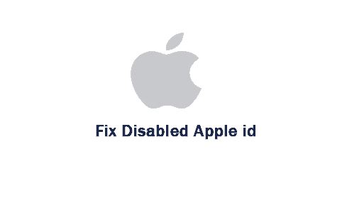 How To Fix Apple ID Disabled