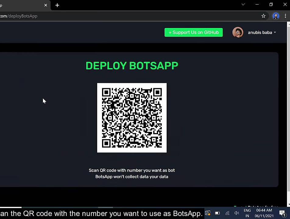 how to create a whatsapp bot
