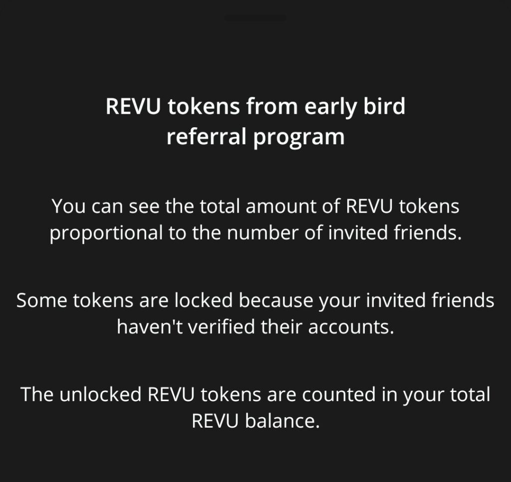 Revuto token referral