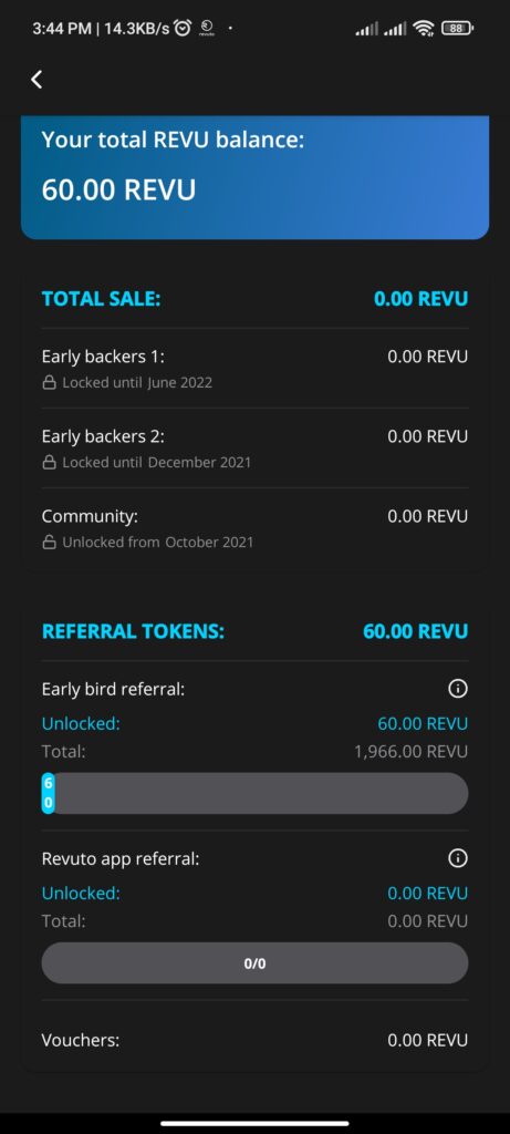 Revuto token