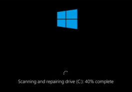 scanning and repairing drive error