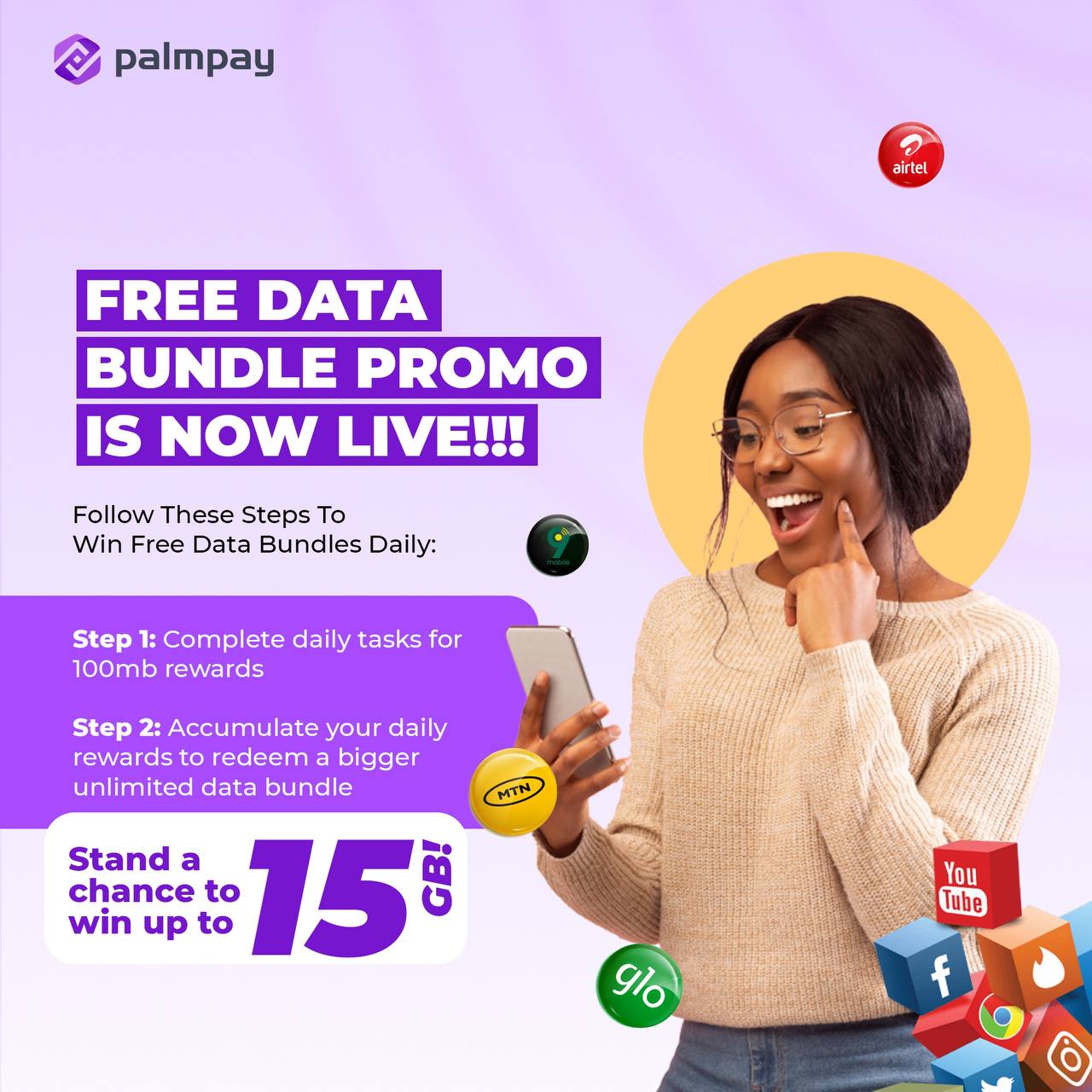 Palmpay free data bonus