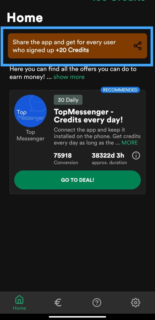 my daily cash referral code