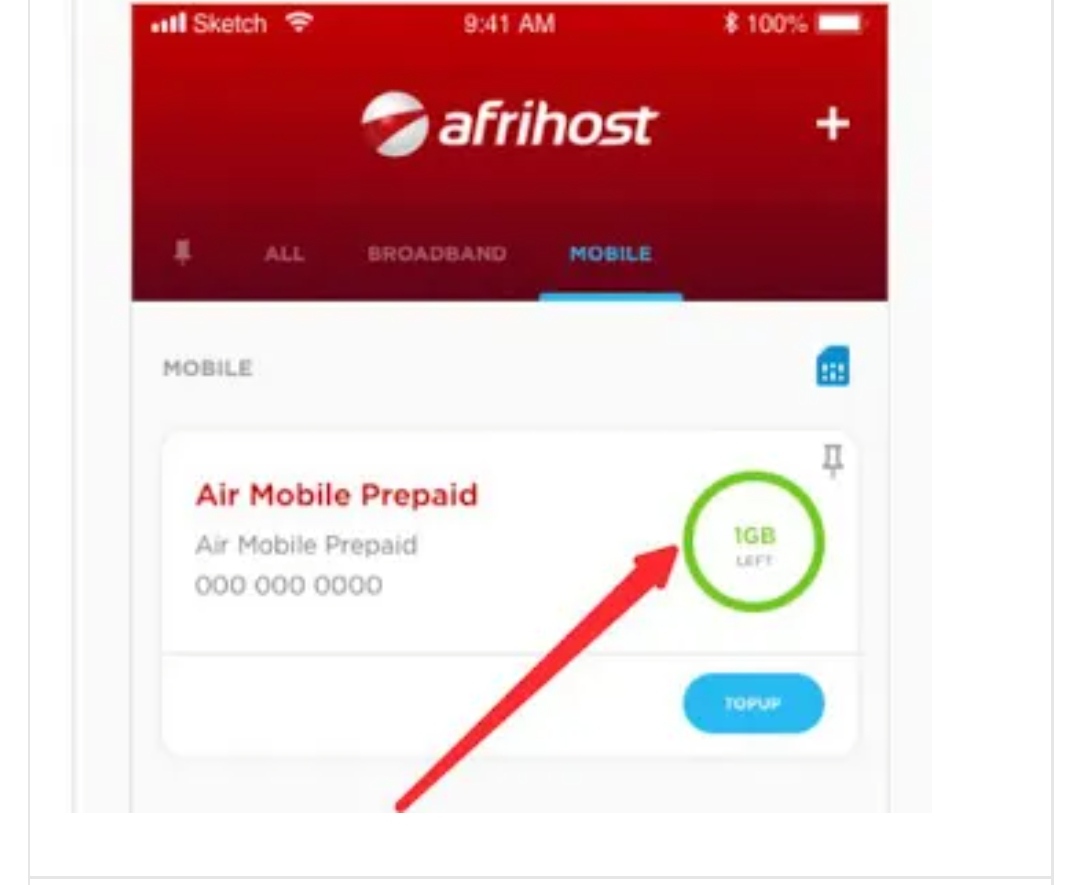 afrihost free 1GB