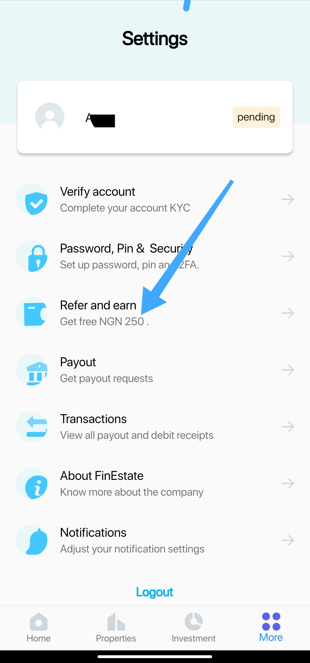 Fin Estate referral program