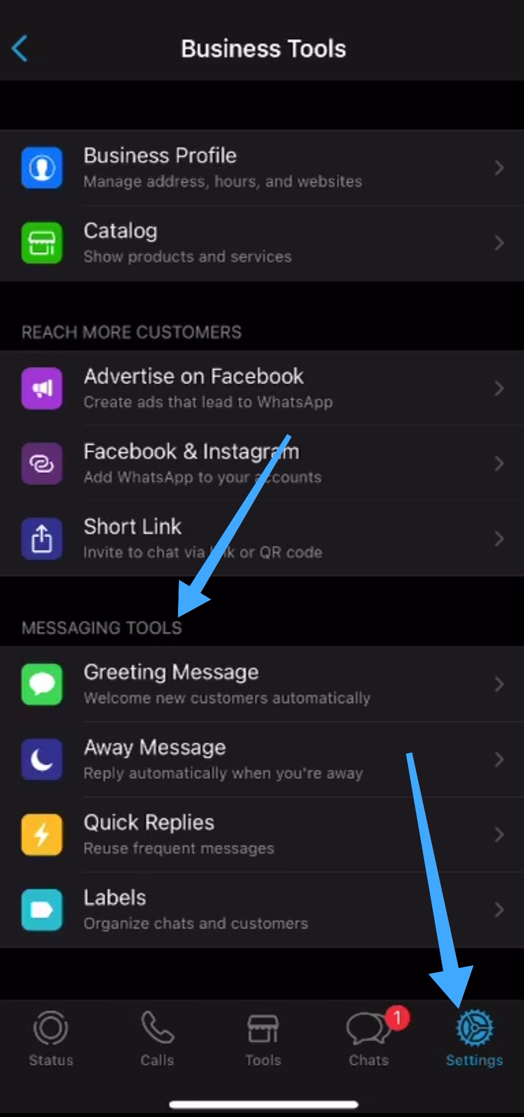 WhatsApp auto reply message