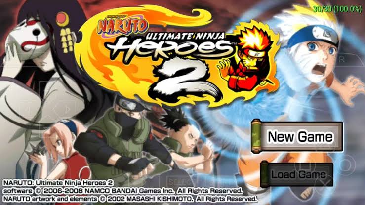 Naruto Ultimate Ninja Heroes 2 Phantom Fortress PSP ISO