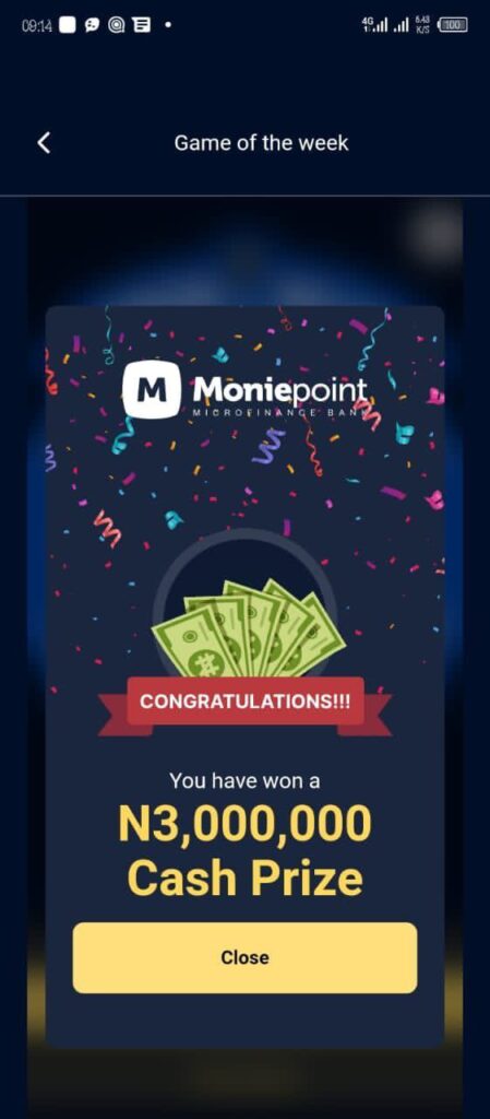 How To Play Moniepoint BBN Games 3 millions Winner Prove