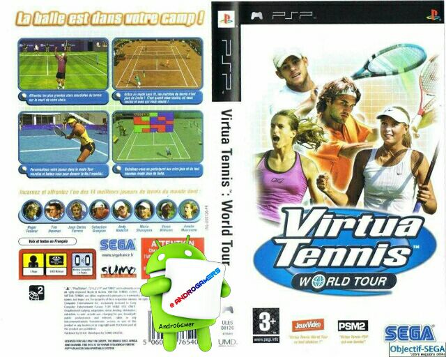 Download Virtua Tennis PPSSPP ISO Highly Compressed
