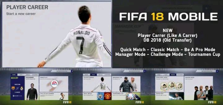 Fifa 18 mod fifa 24 apk obb data