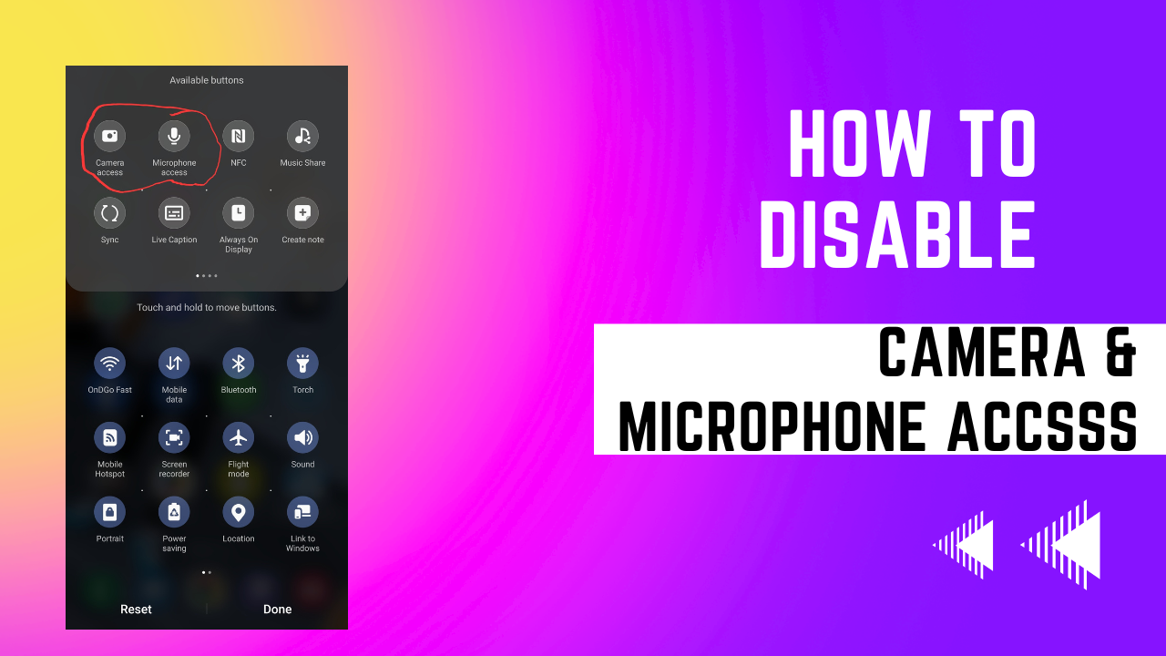 How To Disable Camera And Microphone Access