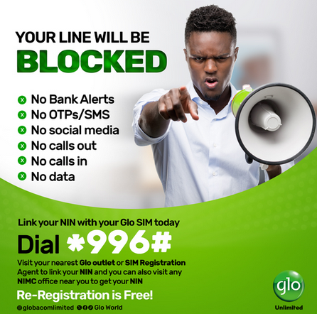 How To Get 20,000 Airtime After You Relink NIN To Your Glo Sim