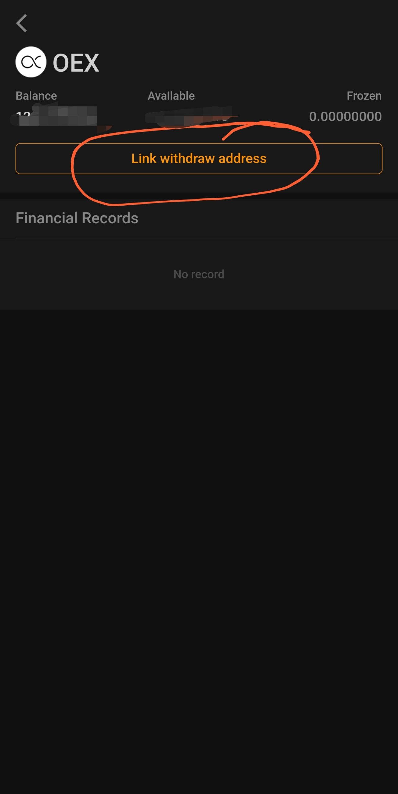 How To Withdraw OEX From Satoshi