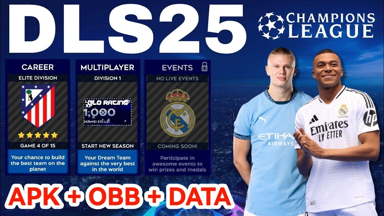 DLS 19 Mod 25 Apk OBB Data